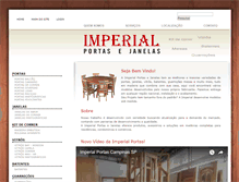 Tablet Screenshot of imperialportas.com.br